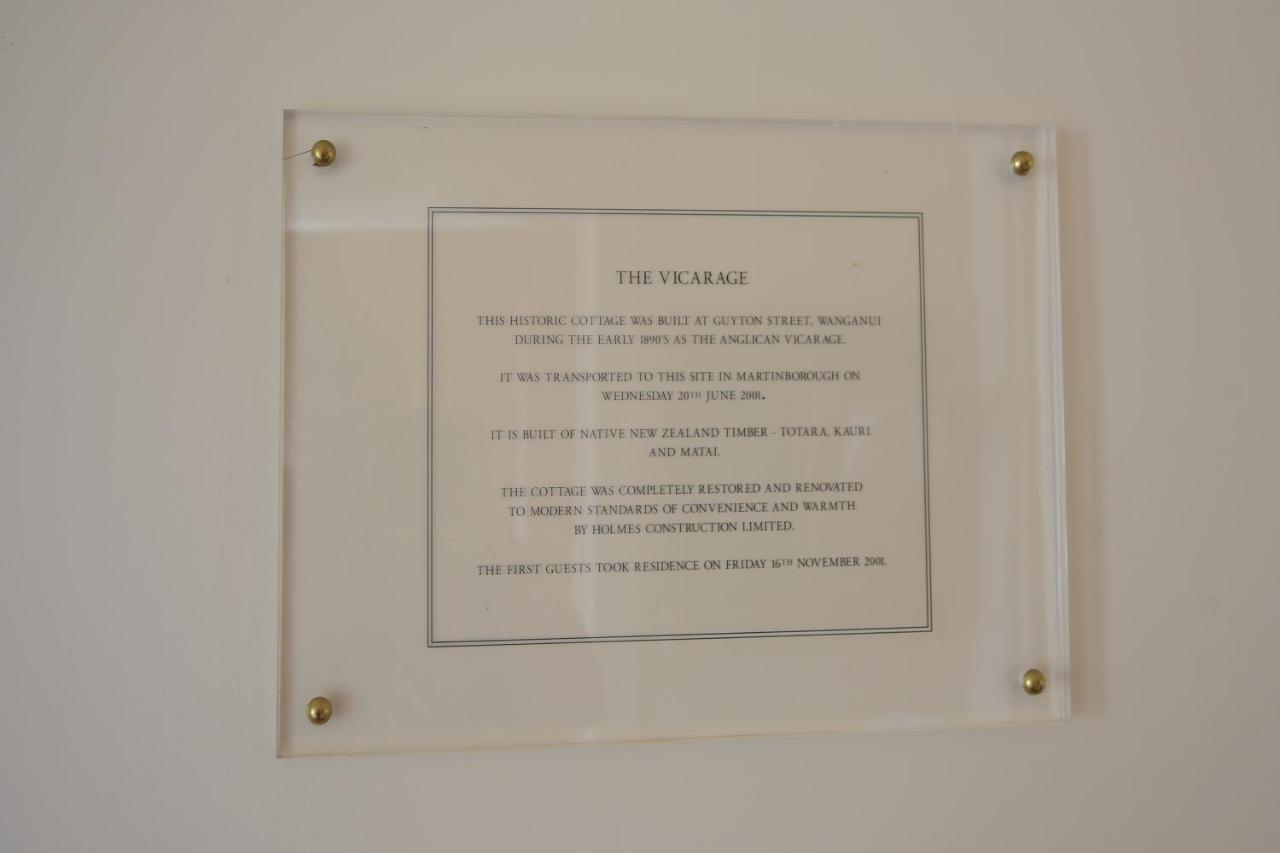 The Vicarage Martinborough Villa Eksteriør billede